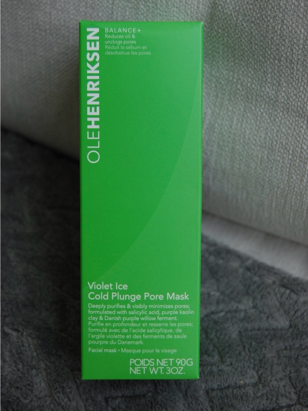 Ole Henriksen Green Balance+ Violet Ice Cold Plunge Pore Mask Brand New in Box